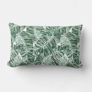 Almohada de acento de palmeras tropicales