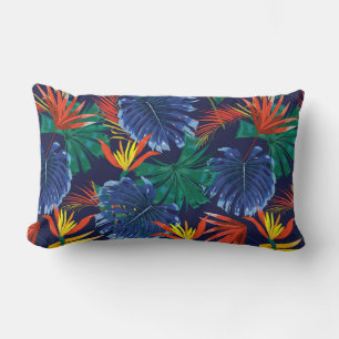 Almohada de acento de palmeras tropicales