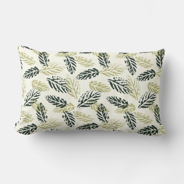 Almohada de acento de palmeras tropicales (Anverso)