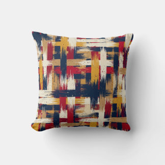 Almohada de acento de plaid abstracto