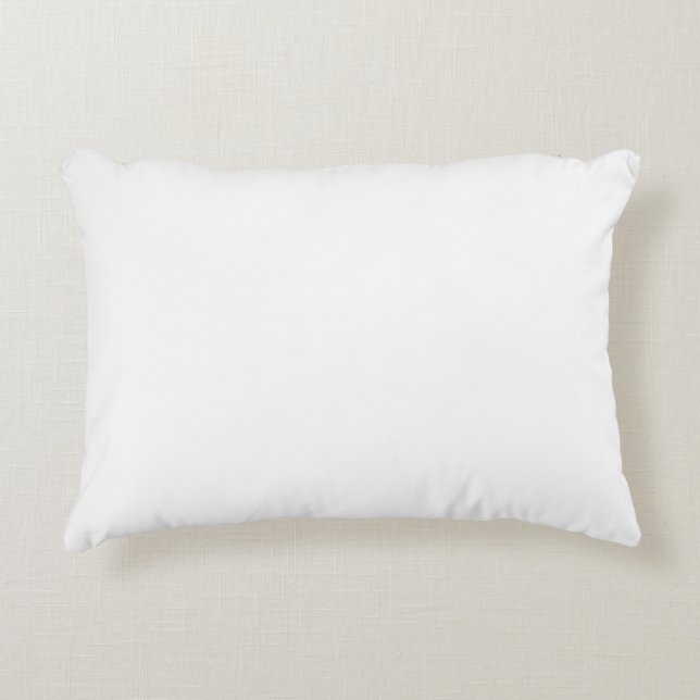 Almohada de acento de poliéster cepillado personal (Anverso)