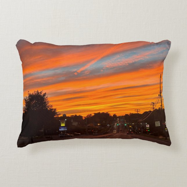 Almohada de acento de puesta de sol de Stratus (Anverso)