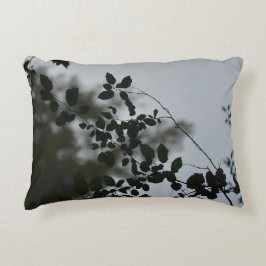 Almohada de acento de ramas de árbol abstracto de