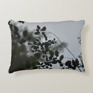 Almohada de acento de ramas de árbol abstracto de