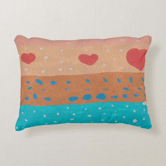 Almohada de acento de semillas de amor (Anverso)