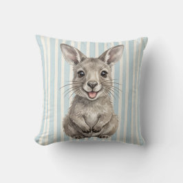 Almohada de acento de vida silvestre de canguro be