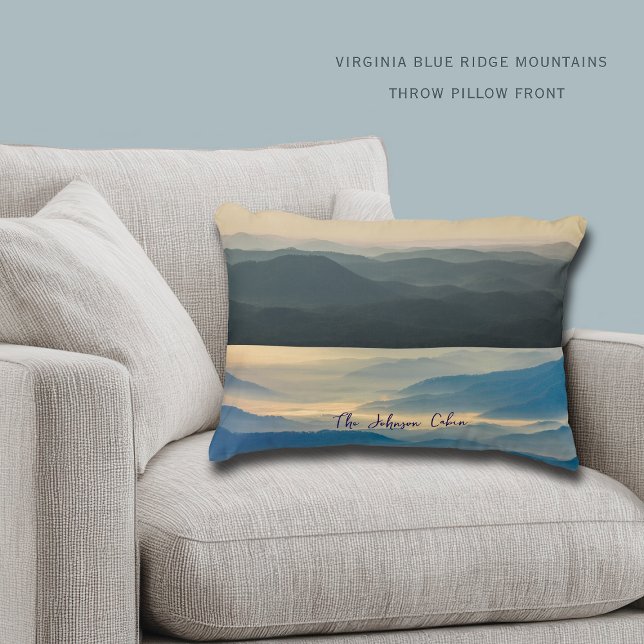 Almohada de acento de Virginia Blue Ridge Dusk to  (Subido por el creador)