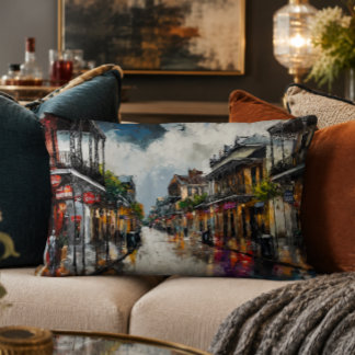 Almohada de acento del Barrio Francés 16x12