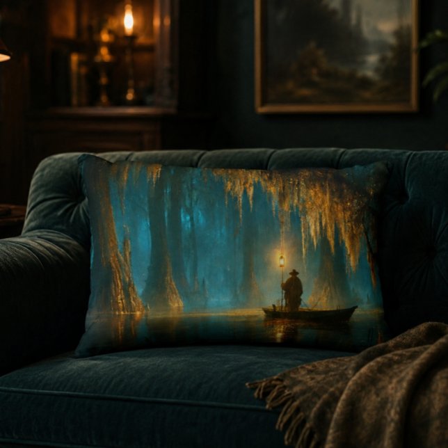 Almohada de acento del Bayou de Luisiana (Louisiana Bayou Accent Pillow)