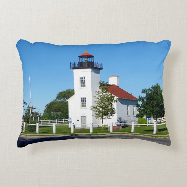 almohada de acento del faro de punta de arena (Anverso)