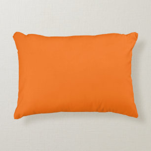 Almohada de acento del Naranja de calabaza