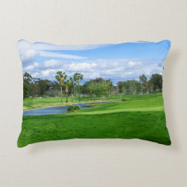 Almohada de acento del tema del golf