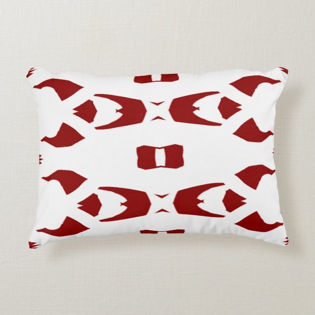 Almohada de acento, diseño de tela elegante A (Anverso)