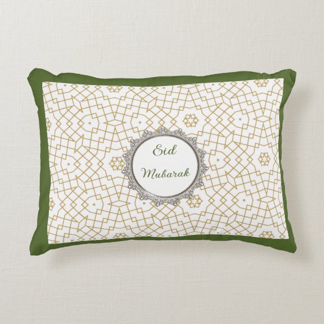 Almohada de acento - Eid Mubarak Almohada de acent (Anverso)