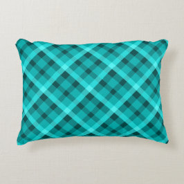 Almohada de acento elegante turquesa de Guay