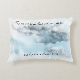 almohada de acento en la nube
