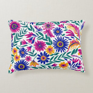 Almohada de acento estético de la flor suave