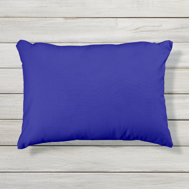Almohada de acento exterior azul oscuro (Anverso)