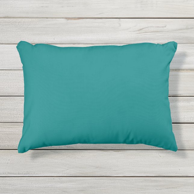 Almohada de acento exterior verde azulado (Anverso)