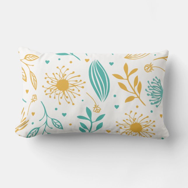 Almohada de acento - Floral de la naturaleza (Anverso)