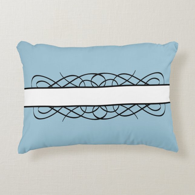 Almohada de acento floreciente de marfil deco (Anverso)