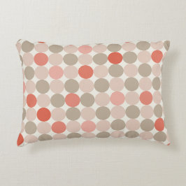 Almohada de acento geométrico escandinavo moderno