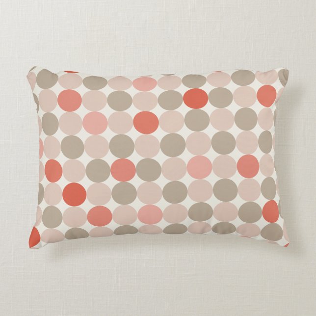 Almohada de acento geométrico escandinavo moderno (Anverso)