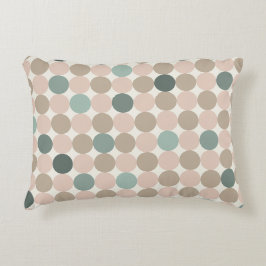 Almohada de acento geométrico escandinavo turquesa