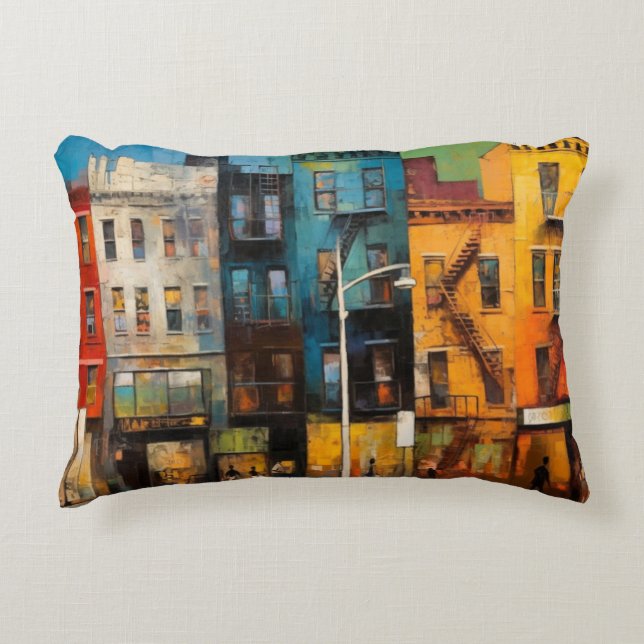 Almohada de acento Harlem Renaissance 16x12 (Anverso)