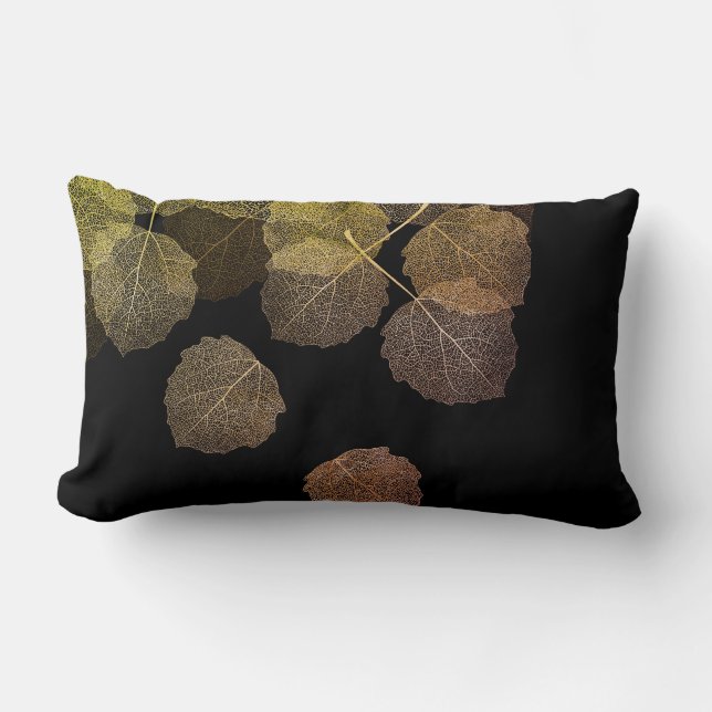 Almohada de acento - Hojas de la naturaleza (Anverso)