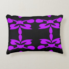 Almohada de acento humor morado