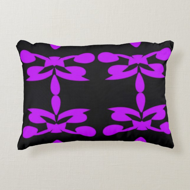 Almohada de acento humor morado (Anverso)