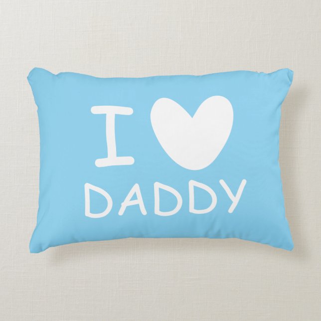 Almohada de acento lindo de corazón papá para la g (Anverso)
