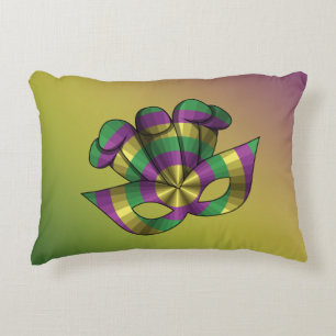 Almohada de acento máscaras de Mardi Gras