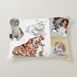 Almohada de acento: mascotas favoritas