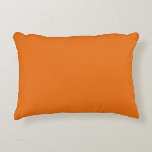 Almohada de acento naranja 16" x 12"