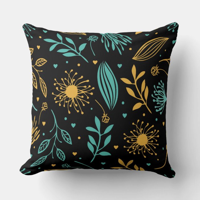 Almohada de acento-Naturaleza floral (Anverso)