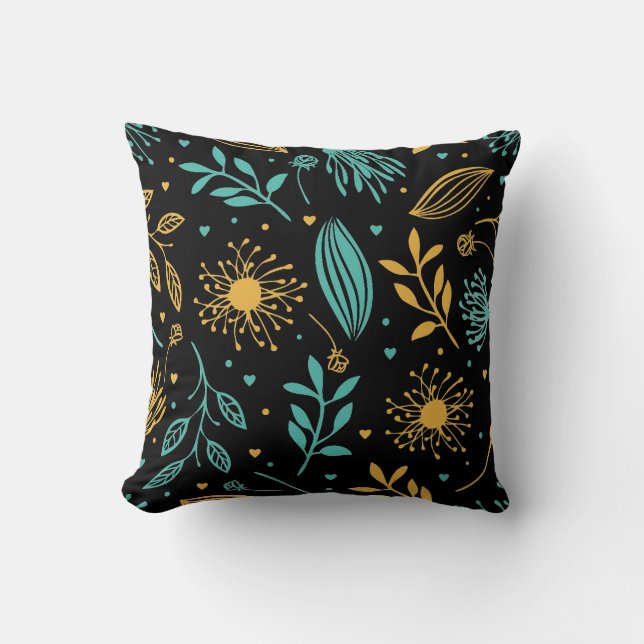 Almohada de acento-Naturaleza floral (Anverso)