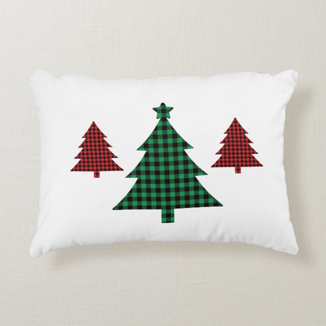 Almohada de acento navideño (Anverso)