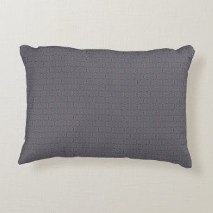 Almohada de acento ogee púrpura y gris