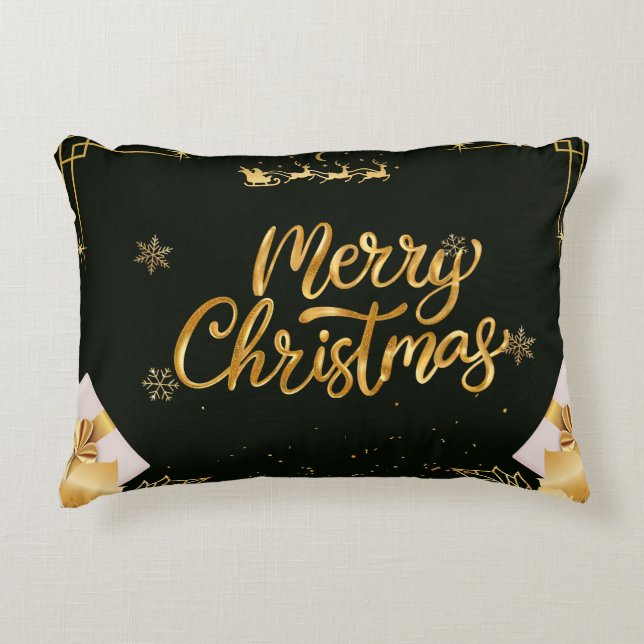 Almohada de acento para Navidades (Anverso)