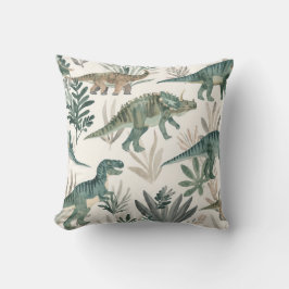 Almohada de acento para niños de Nursery de dinosa
