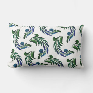 Almohada de acento - Plumas de pavo real