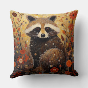 almohada de acento Racoon Country Moda
