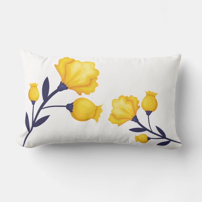 Almohada de acento-Tulipanes Almohada decorativa (Anverso)