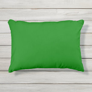 Almohada de acento verde al aire libre