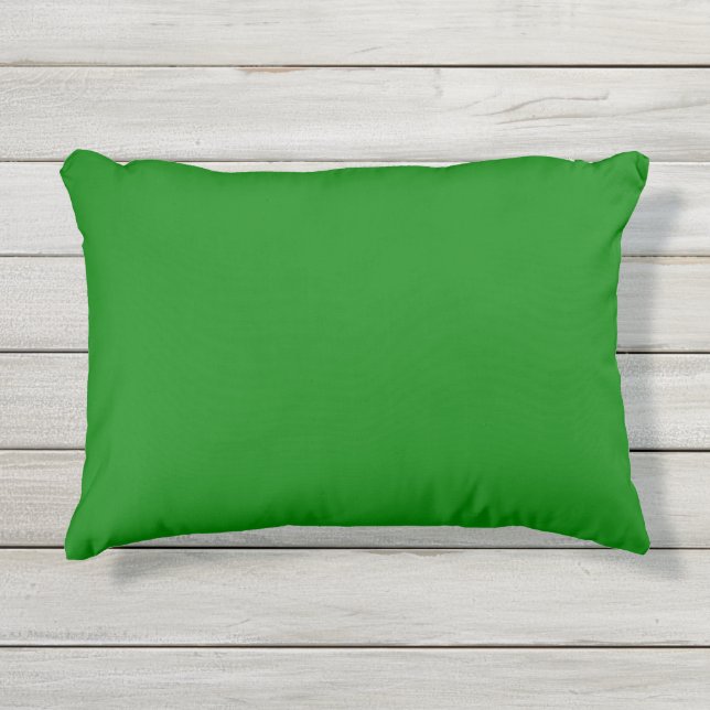 Almohada de acento verde al aire libre (Anverso)