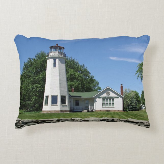 Almohada de acento White Rock Light (Anverso)