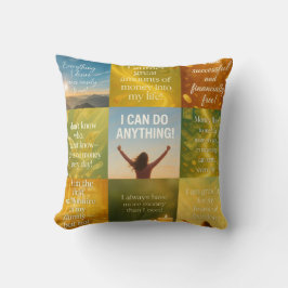 Almohada de afirmación