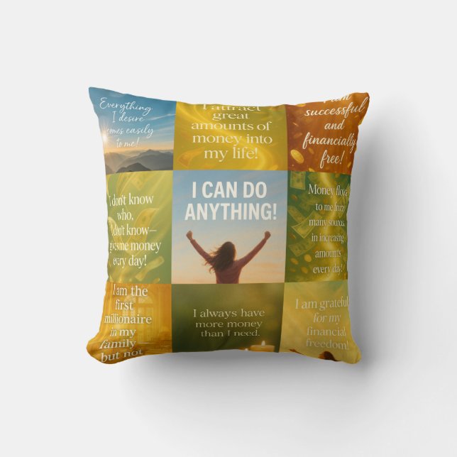 Almohada de afirmación (Anverso)